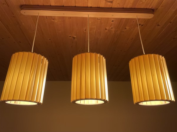 Unikat-Holzlampen